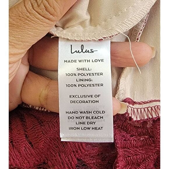 Lulus Alluring Dream Floral Mesh Lace Dress NWT L - Picture 11 of 11